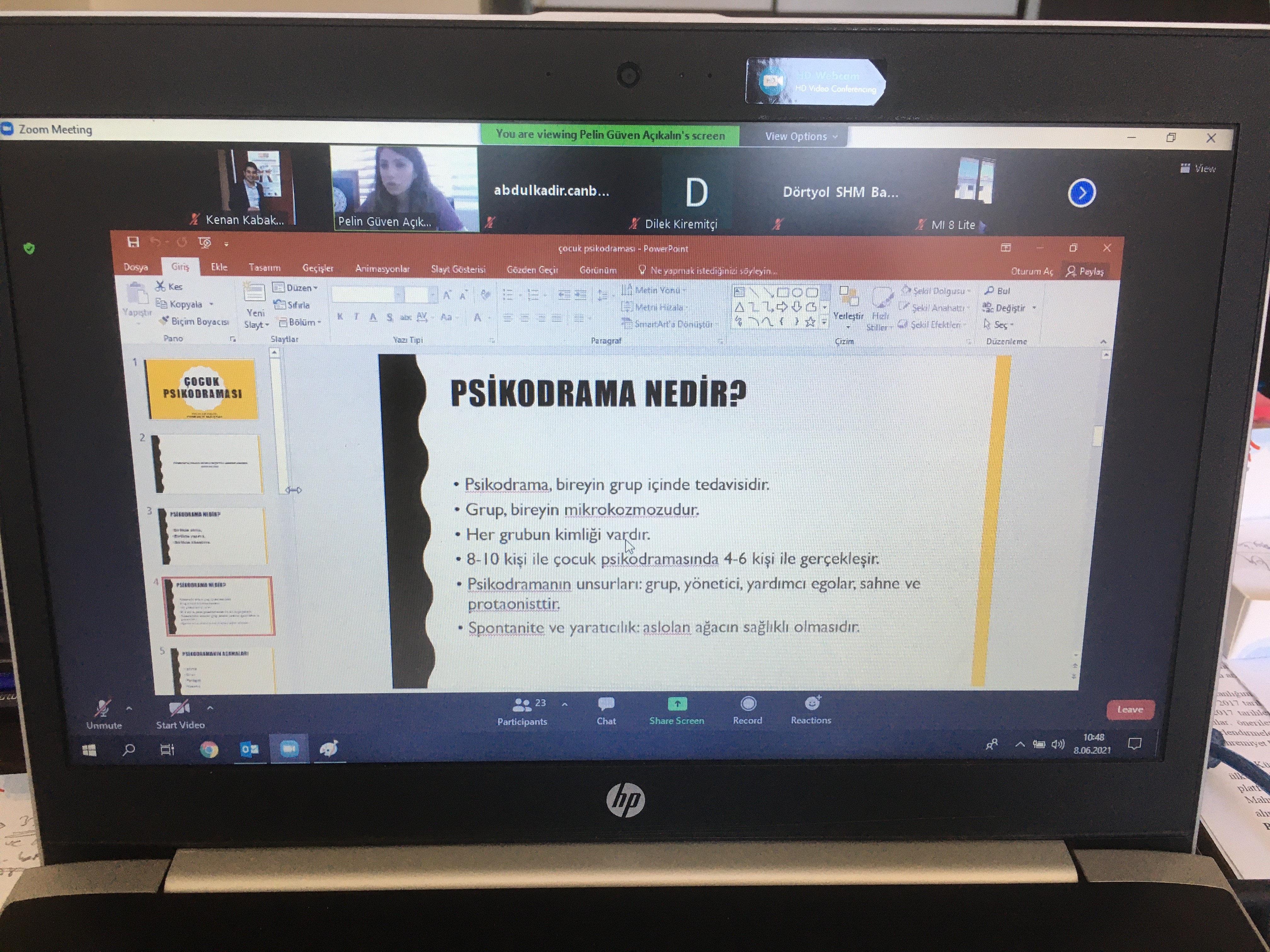 İl Müdürlüğümüze Bağlı Sosyal Hizmet Merkezleri Personeline “Çocuklarda Psikodramayla Tanışma” Konulu Seminer Verildi.