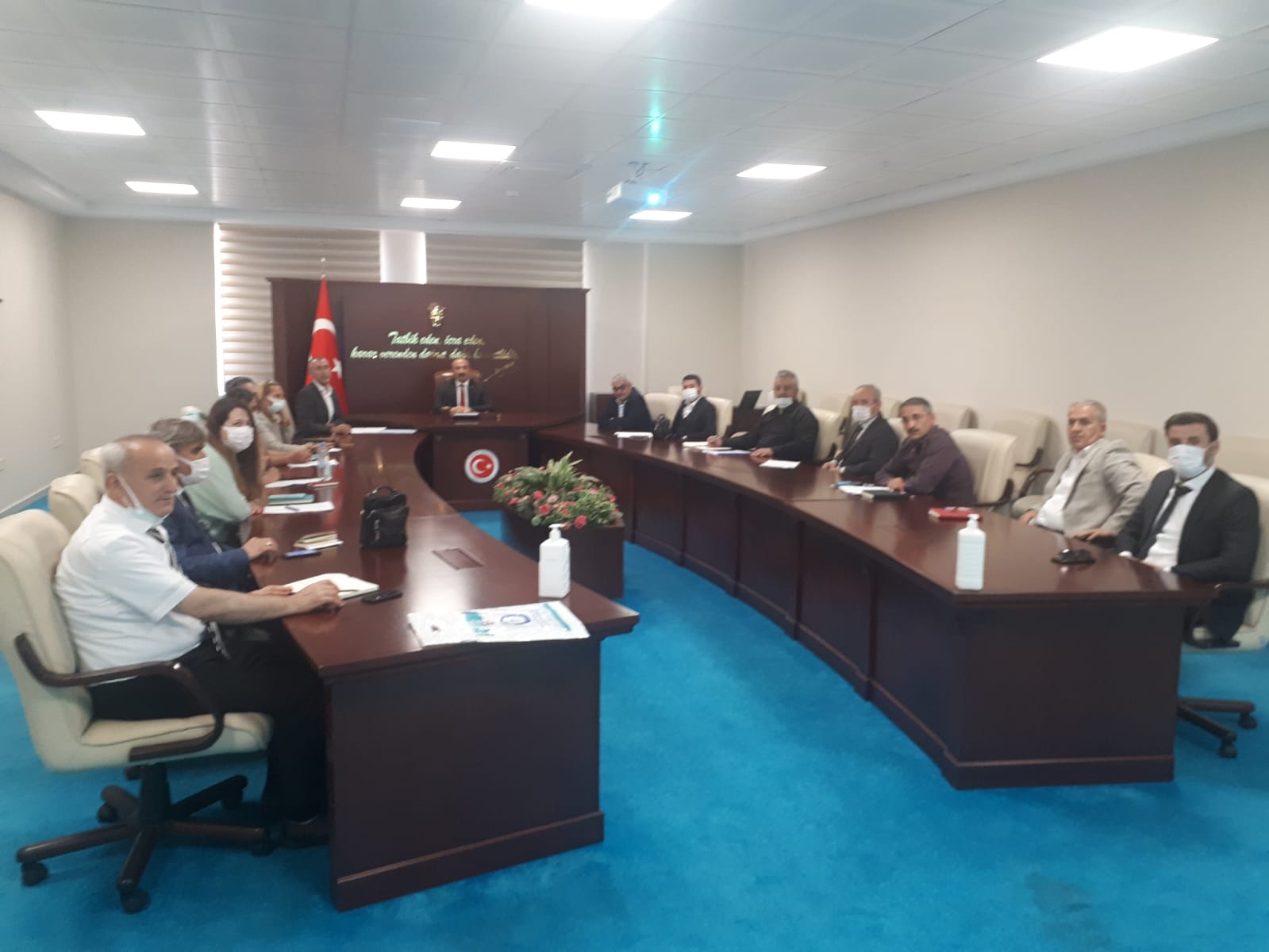 2021 YILI EYLÜL AYI KURULUŞ MÜDÜRLERİ TOPLANTISI YAPILDI