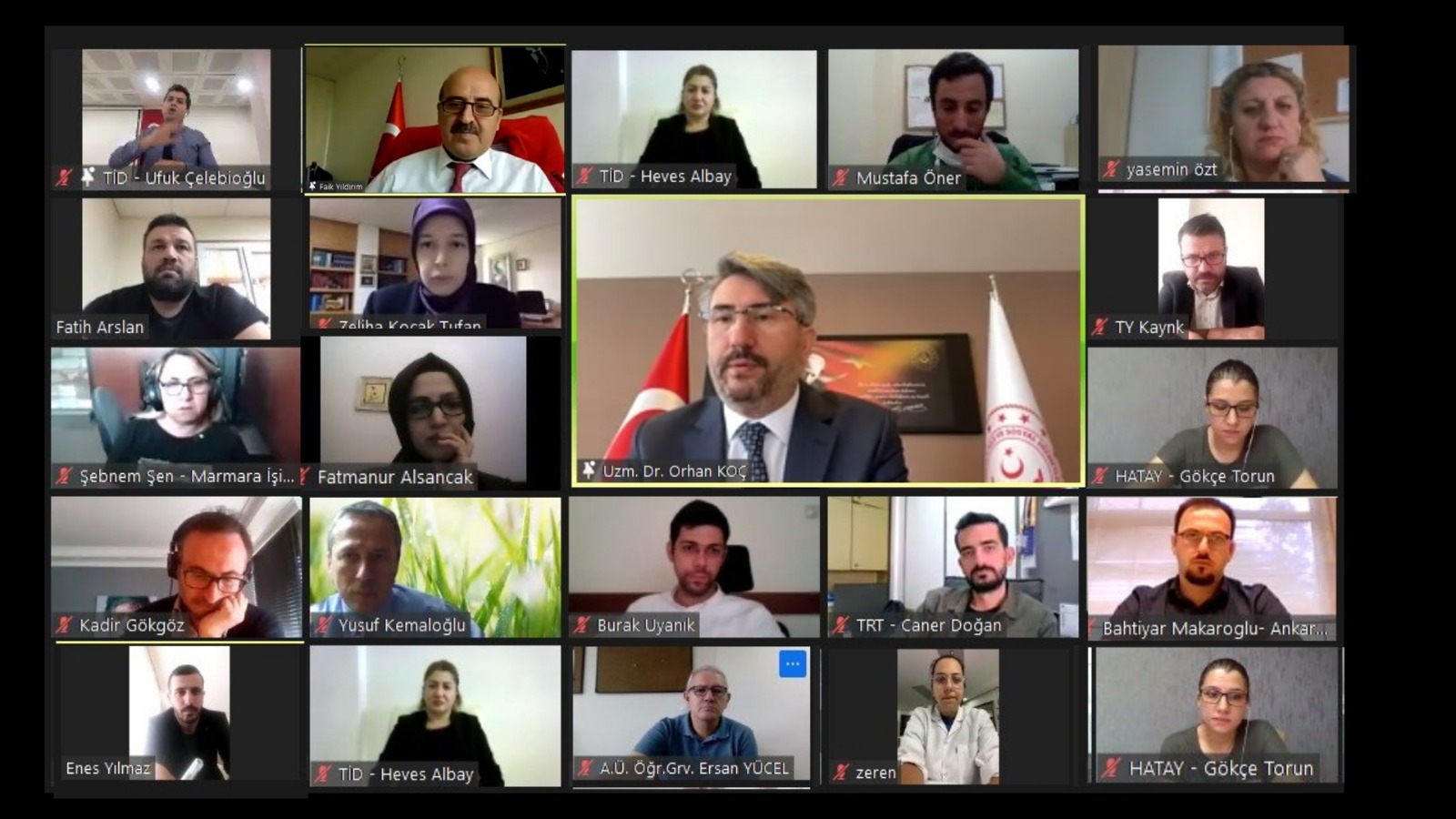 General Directorate of Services for Persons with Disabilities and the Elderly Organized an Online Meeting on 23 September International Day of Sign Languages / International Week of Deaf People 