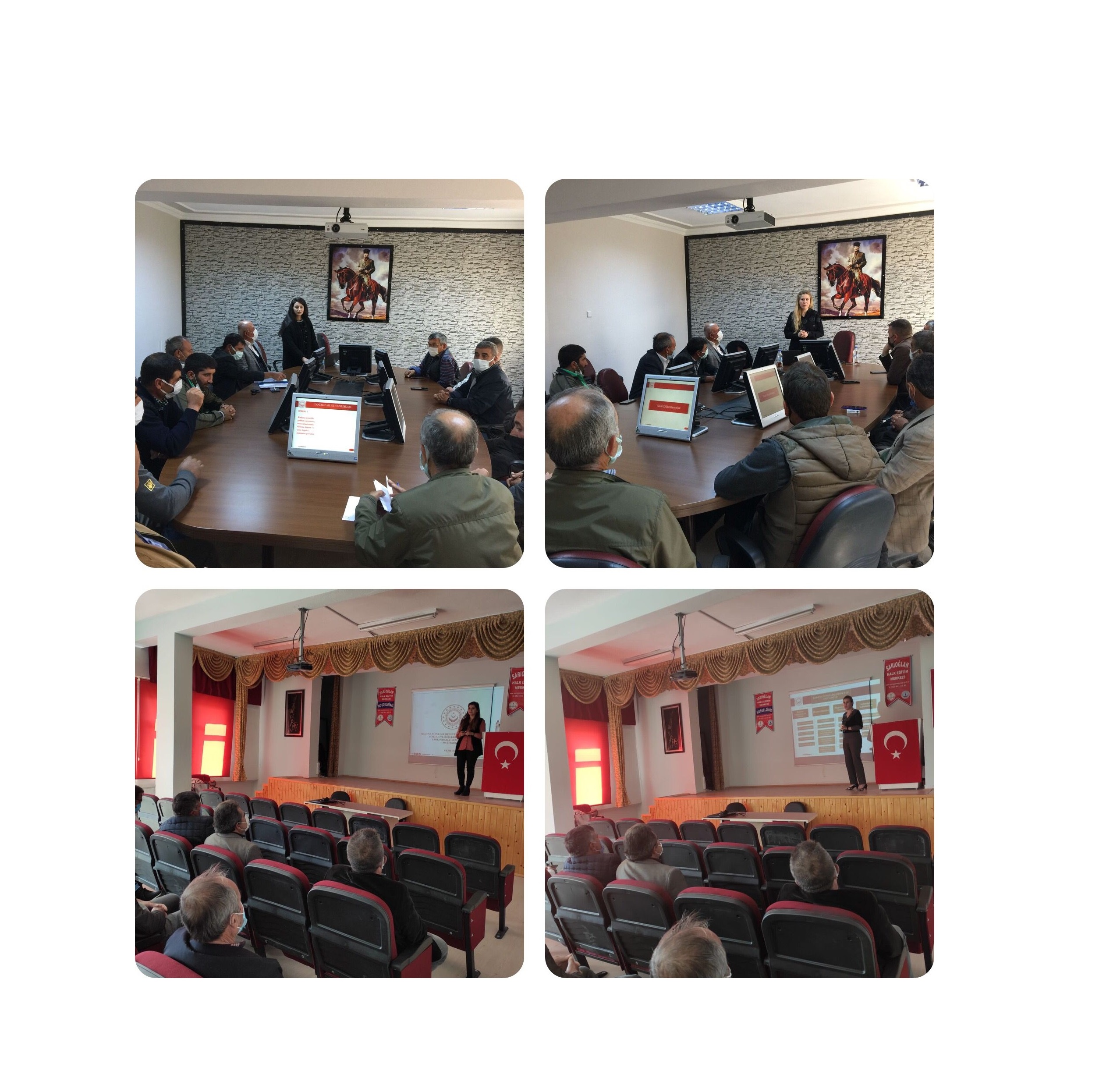 Akkışla Ve Sarıoğlan İlçelerimizde Aile İçi ve Kadına Yönelik Şiddetle Mücadele Semineri Verildi