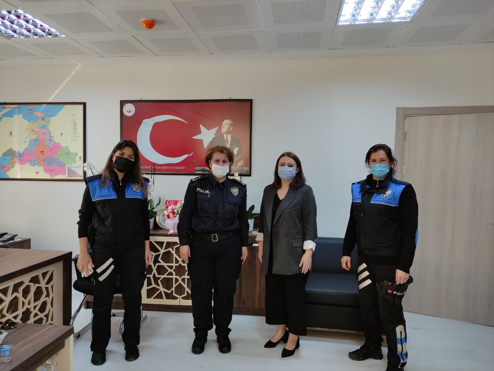 Toplum Destekli Polislik Şube Müdürlüğünden Ziyaret