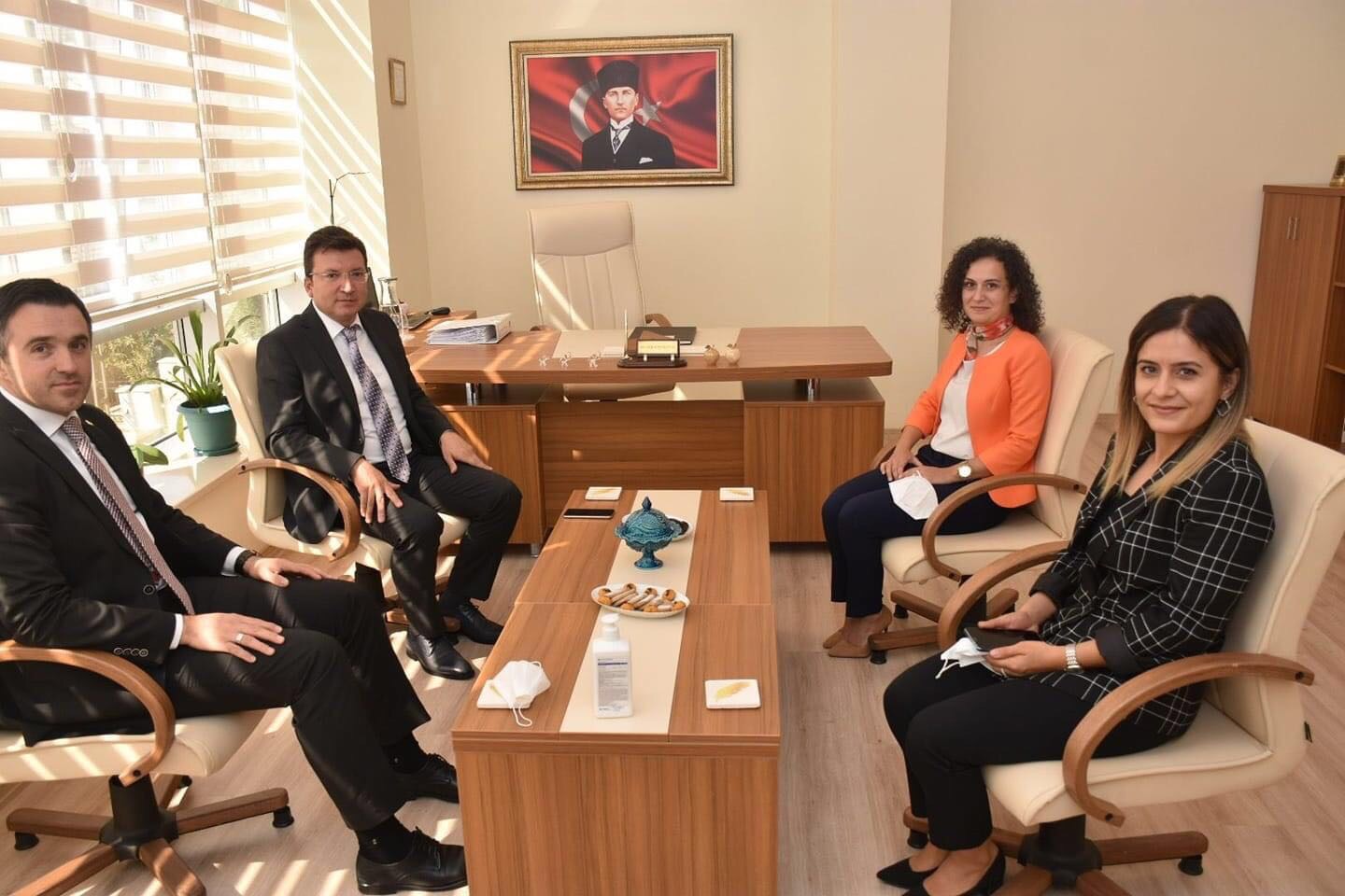 Efeler Kaymakamı Sayın Cemal Şahin Yeni İl Müdürlüğü Binamızı Ziyaret Etti