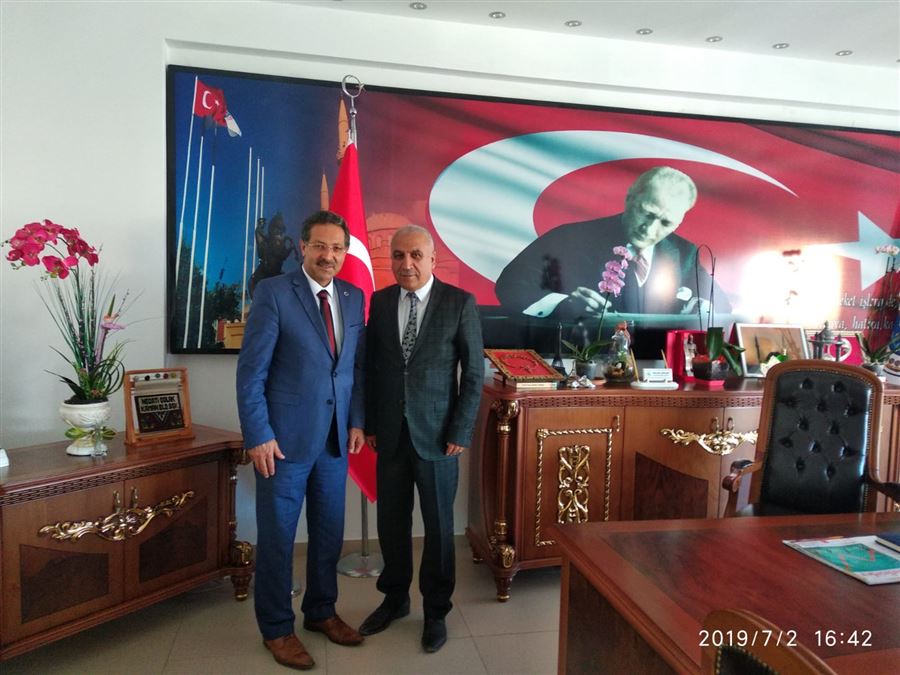 İl Müdürümüz Ramazan Baykara Kaman ve Çiçekdağı Belediye Başkanlarını Makamlarında Ziyaret Etti.