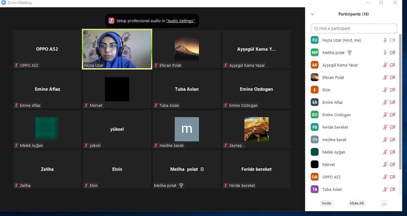 Belen İlçe Müftülüğüne bağlı Kur’an Kursu öğrenci velilerine online olarak “Mahremiyet Bilinci” konulu seminer verildi.