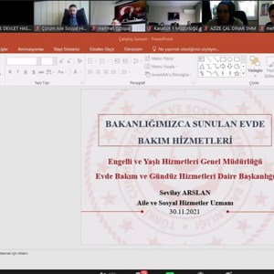 Workshop on Home Care Coordination Held Online with Broad Participation - fotoğraf 3