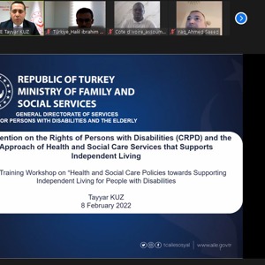 Derya Yanık, Minister of Family and Social Services, Attended the Training Workshop on “Health and Social Care Policies towards Supporting Independent Living for People with Disabilities" - fotoğraf 6