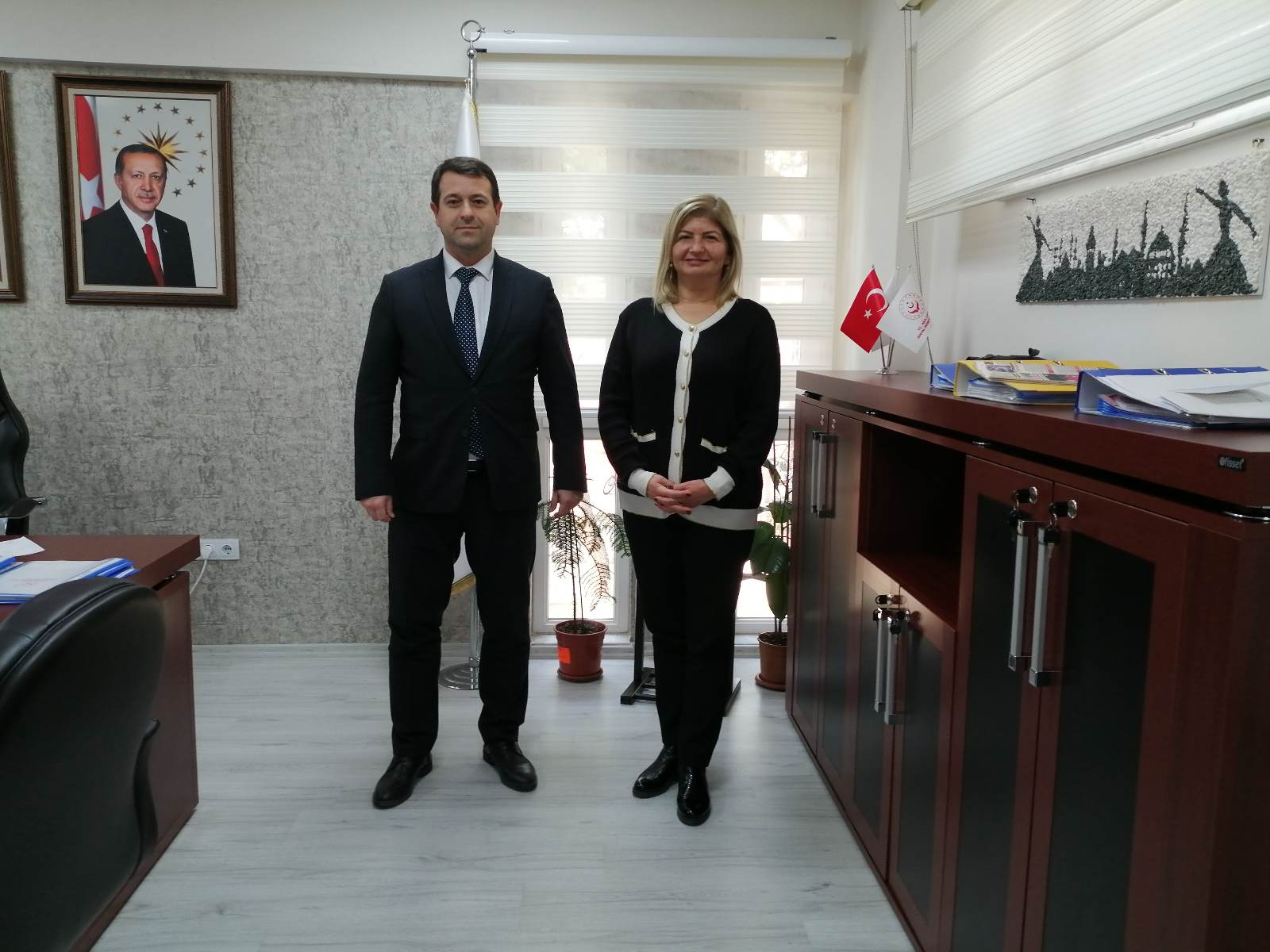 Manisa Yunusemre Belediyesi Başkan Yardımcısı Şule UYGUR İl Müdürümüzü Ziyaret Etti