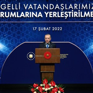 The "Placement of Persons with Disabilities in Public Institutions" Ceremony was Held with the Participation of President Erdoğan and Minister of Family and Social Services Derya Yanık - fotoğraf 5