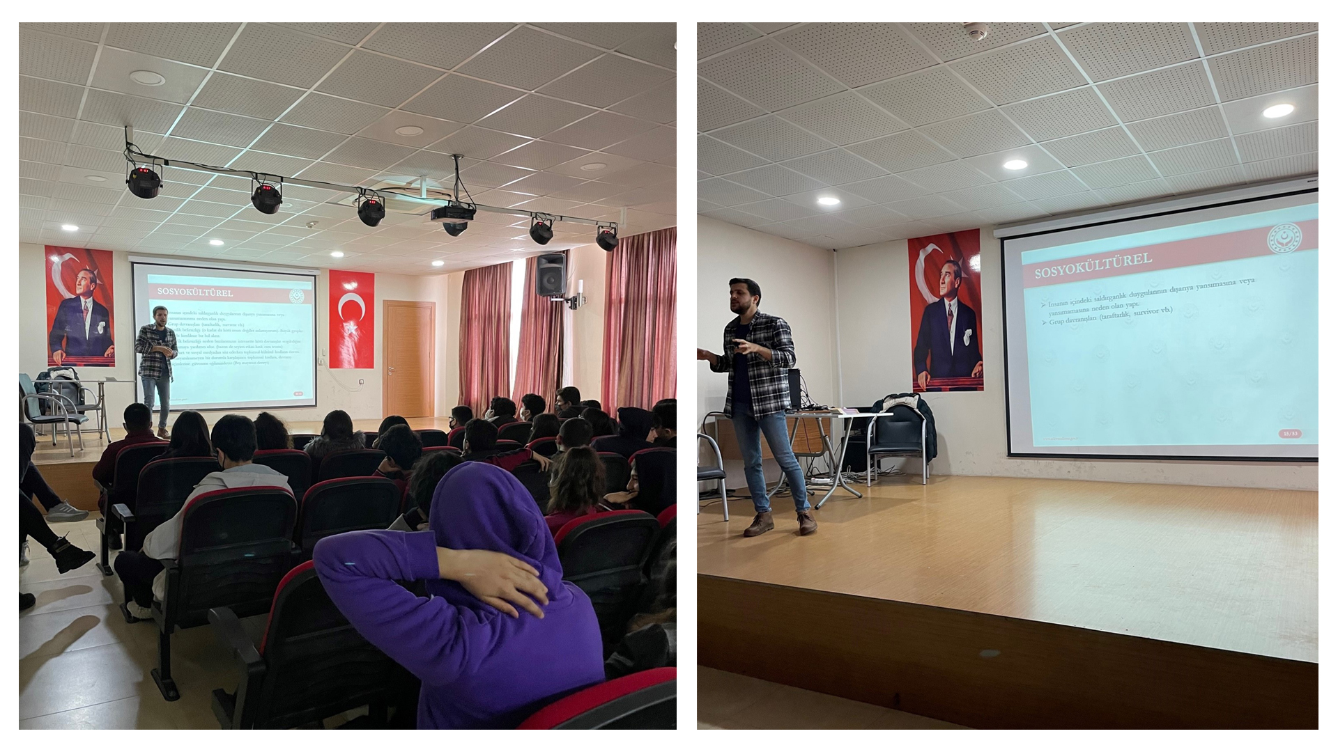 Dursunlu Nezahat Güven Anadolu Lisesi Öğrencilerine “Akran Zorbalığı, Siber Zorbalık ve Bilinçli Medya Kullanımı” konulu seminer verildi.