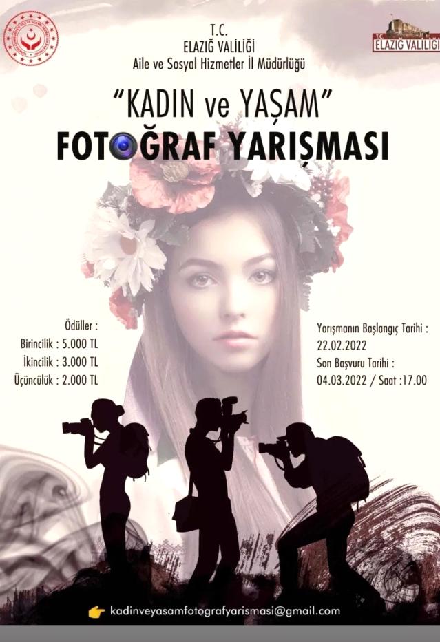 Elazığ'da "Kadın ve Yaşam" fotoğraf yarışmasında dereceye giren eserler belli oldu