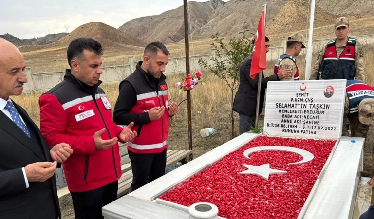 Şehit Selahattin Taşkın’ın Babası Necati Taşkın’ın Cenaze Törenine Katılım Sağladık.