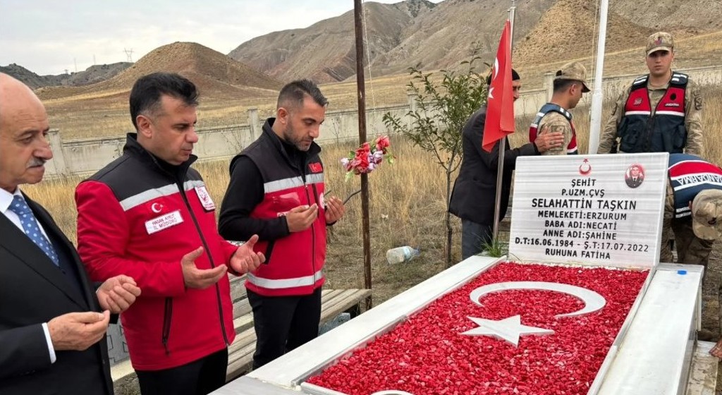 Şehit Selahattin Taşkın’ın Babası Necati Taşkın’ın Cenaze Törenine Katılım Sağladık.