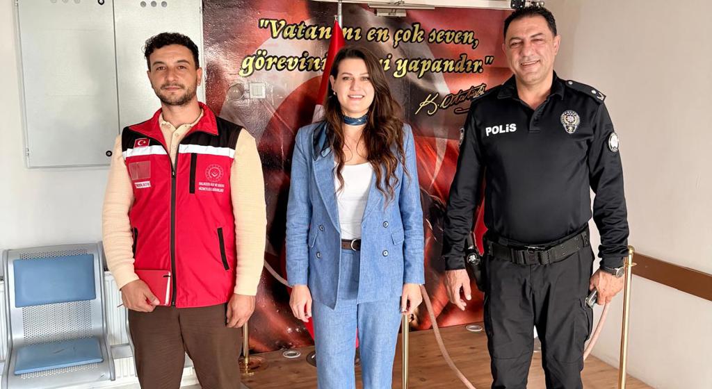Aile Ve Toplum Temelli Sosyal Destek Modeli Kapsamında Altıeylül İlçe Emniyet Müdürlüğüne Ziyaret