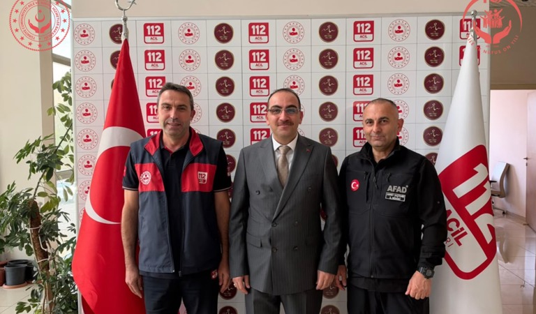 112 Acil Çağrı Merkezi ve AFAD İl Müdürlerine Ziyaret Düzenlendi