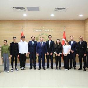 Yeraltından Geleceğe Çocukların İklim Yolculuğu Etkinliği Öncesi Valilik Ziyareti - fotoğraf 3