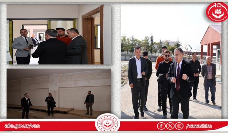 Sosyal Hizmet Kampüsü İnşaat Alanını Ziyareti