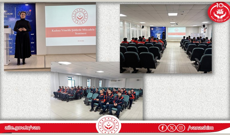 AFAD Personellerine Kadına Yönelik Şiddetle Mücadele Semineri Gerçekleştirildi