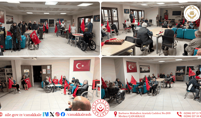 🇹🇷 Çanakkale Huzurevimizde Cumhuriyet Bayramı Coşkusu