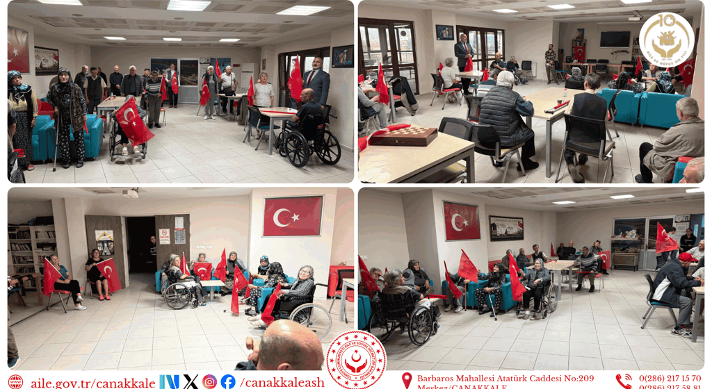 🇹🇷 Çanakkale Huzurevimizde Cumhuriyet Bayramı Coşkusu