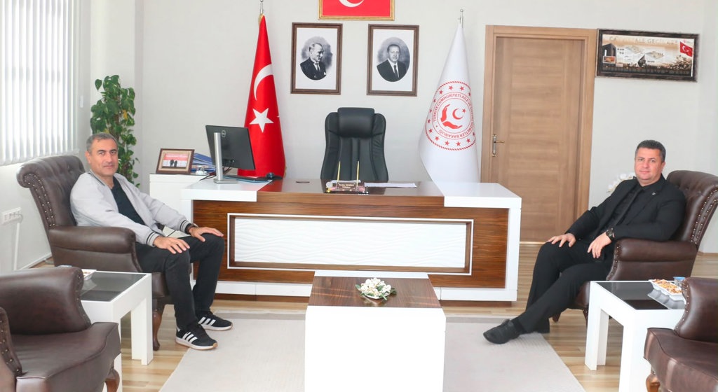 Erzincan AFAD İl Müdürü Sayın Enver ÖZCAN İl Müdürümüz Sayın Serdar DEMİRCİ’yi Ziyaret Etti