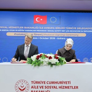 Aile ve Sosyal Hizmetler Bakanlığımız ile AB Türkiye Delegasyonu arasında işbirliği protokolü imzalandı - fotoğraf 3