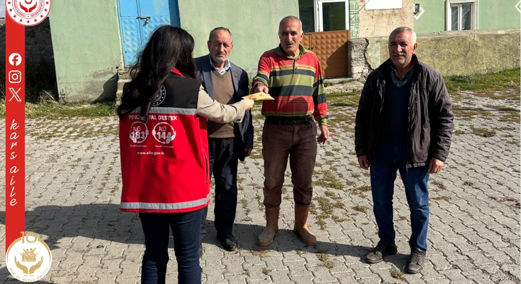 📍 Digor’da “Kadına El Kalkamaz” Bilgilendirme Çalışmaları