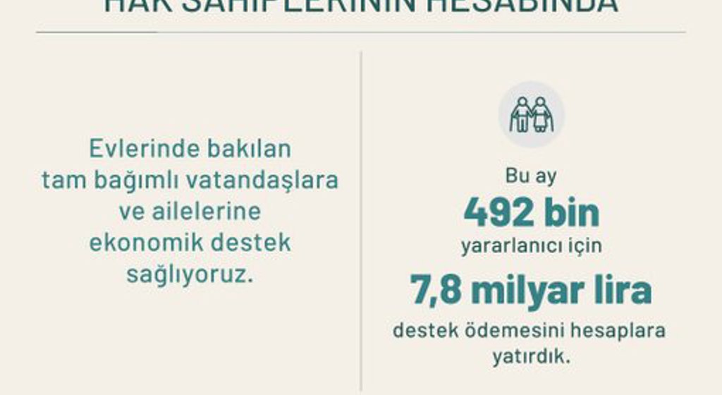 Engelli vatandaşlarımızın ve ailelerinin hayatını kolaylaştırmak için çalışmalarımızı sürdürüyoruz. 