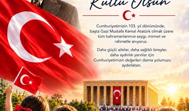 İl Müdürümüz Arif TOPAL’ın 29 Ekim Cumhuriyet Bayramı Kutlama Mesajı