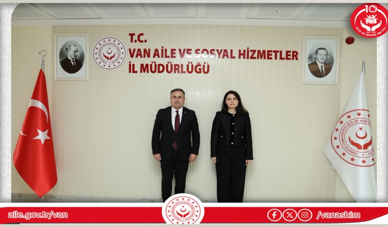 Vali Yardımcımız Sayın Fidan Bozkır İl Müdürümüz Sayın Vefa Akdoğan'ı ziyaret etti.