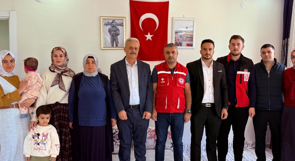 Aziz Şehidimiz Faim Bozkurt’un Ailesine Vefa Ziyareti